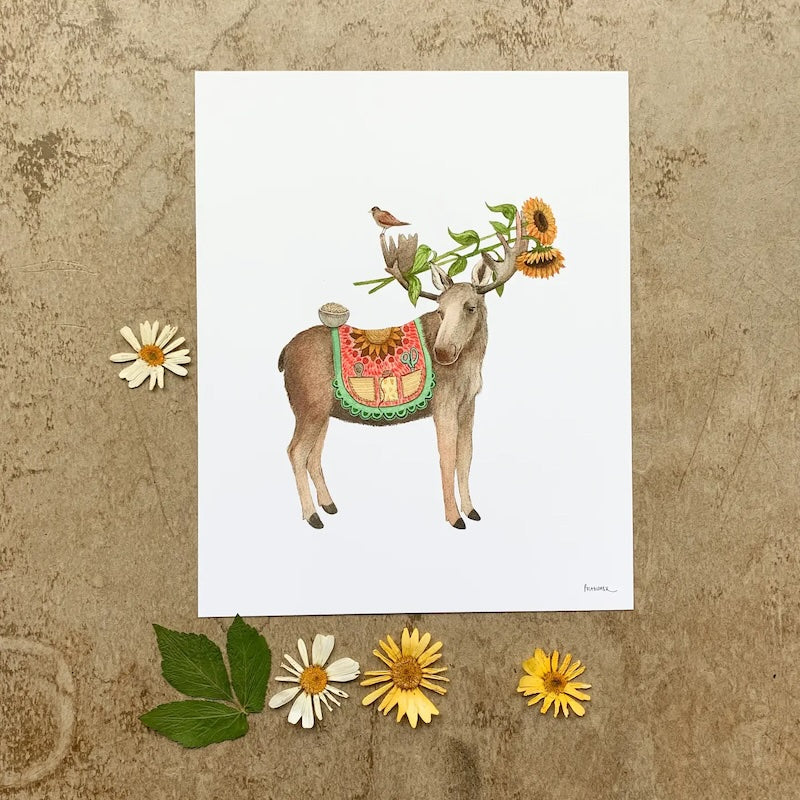 Woodland Garden: Melvin's Sunflowers 8x10 Print from Polanshek of the Hills at Pinch in Northampton, MA