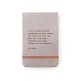 Fabric Notebook E.B. White from Sugarboo Designs at Pinch in Northampton, MA