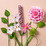 Jute Paper Lilac FLower Purple