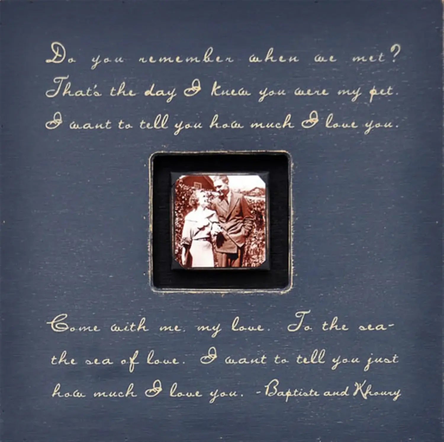 Do You Remember When We Met Photobox