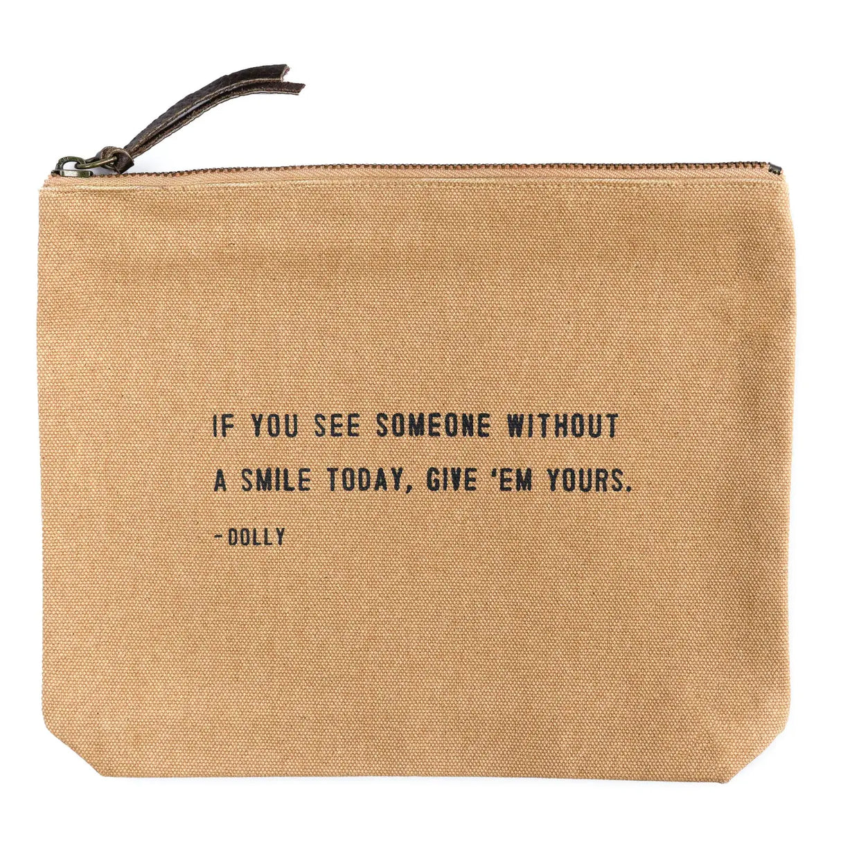 Dolly Parton - If You See Someone Without a Smile Canvas Bag in Blush