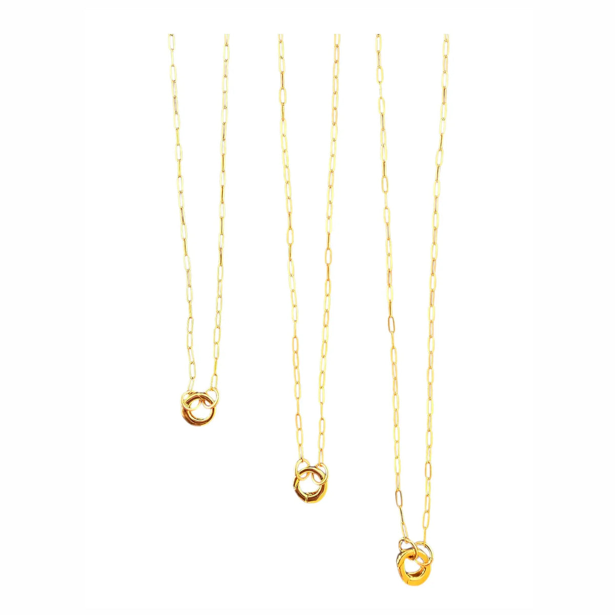Paperclip Chain with Charm Holder