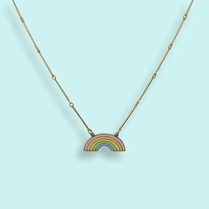 Rainbow Necklace from Ornamental Things at Pinch in Northampton, MA