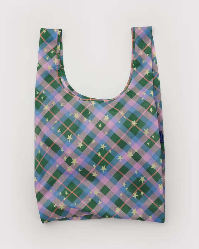 Green Star Plaid Standard Baggu from Baggu at Pinch in Northampton, MA