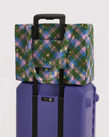 Small Green Star Plaid Cloud Carry On from Baggu at Pinch in Northampton, MA