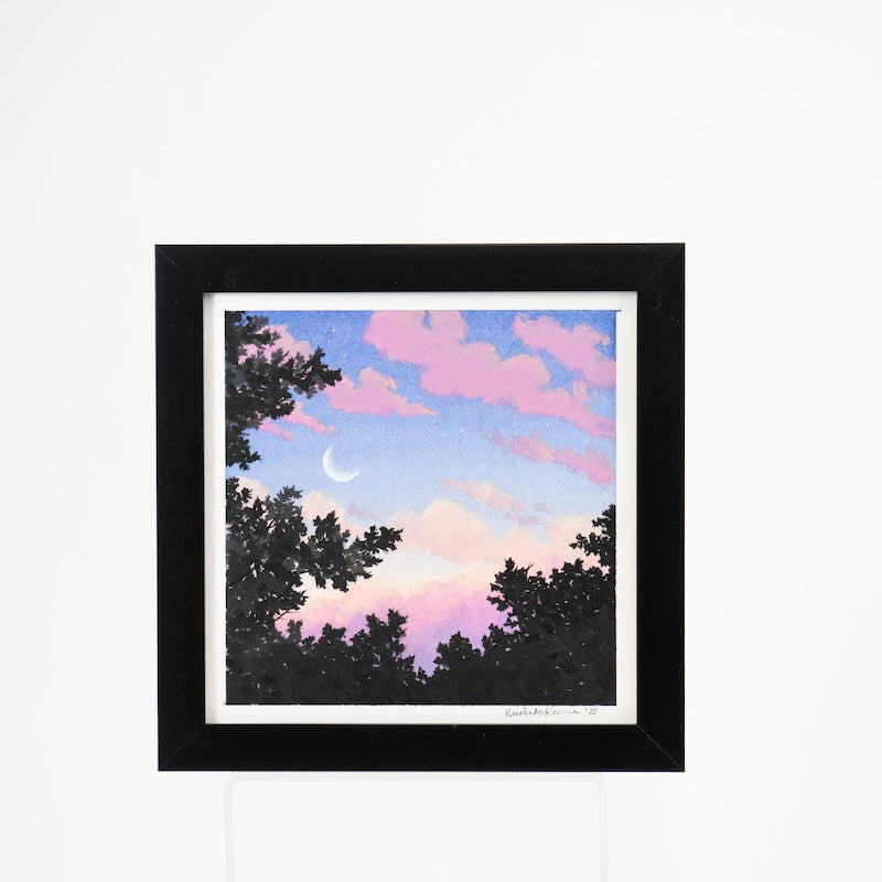 Original Framed 6x6 Watercolor #71