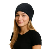 Alpaca Trail Beanie in Noir from Shupaca at Pinch in Northampton, MA