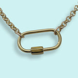 18" Carabiner Necklace