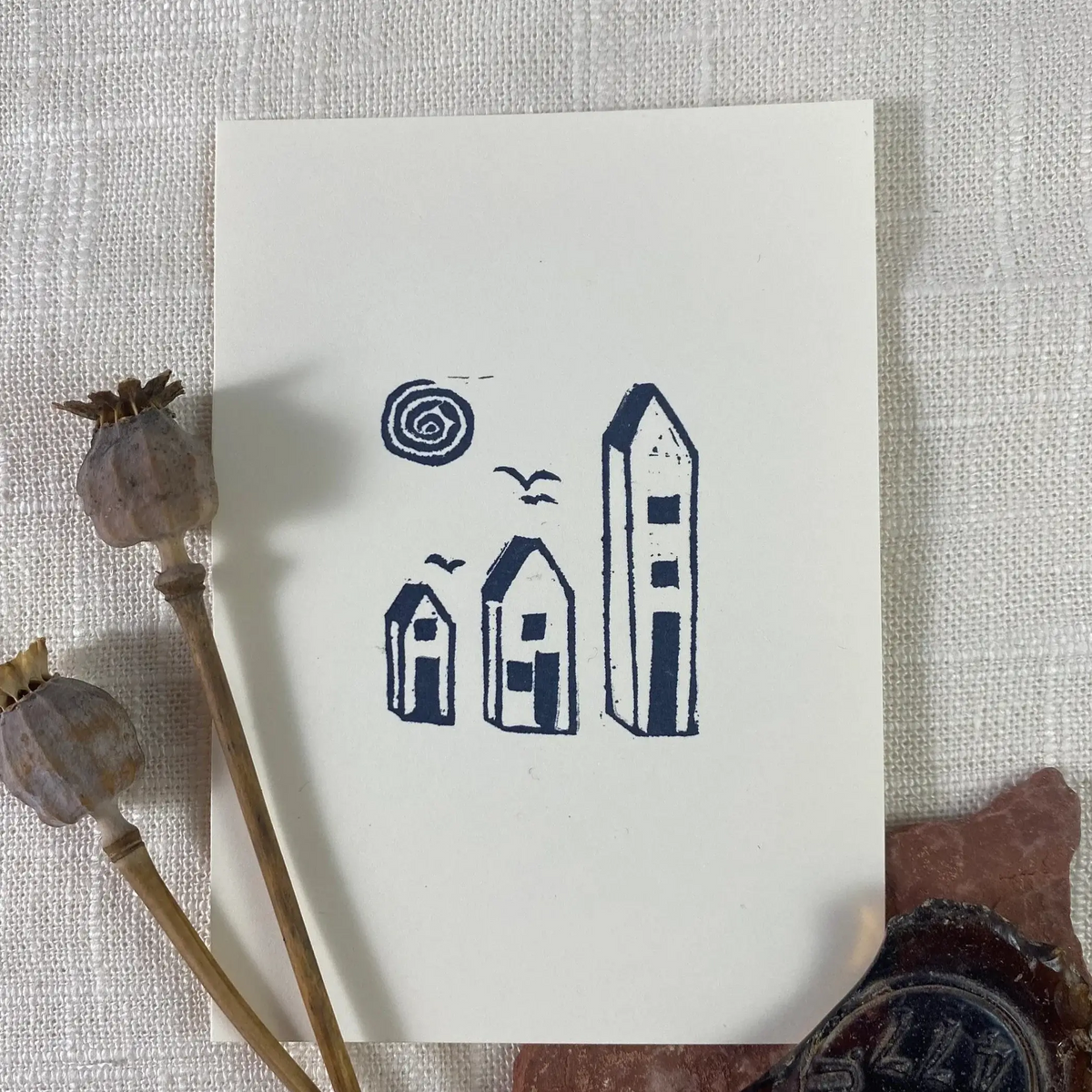 3.5x5 Town Print at PINCH