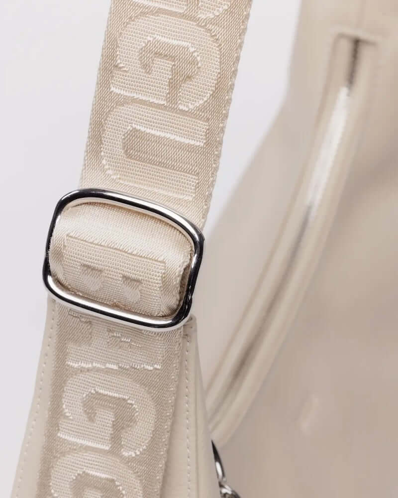Medium Crescent Stone Leather Bag at PINCH