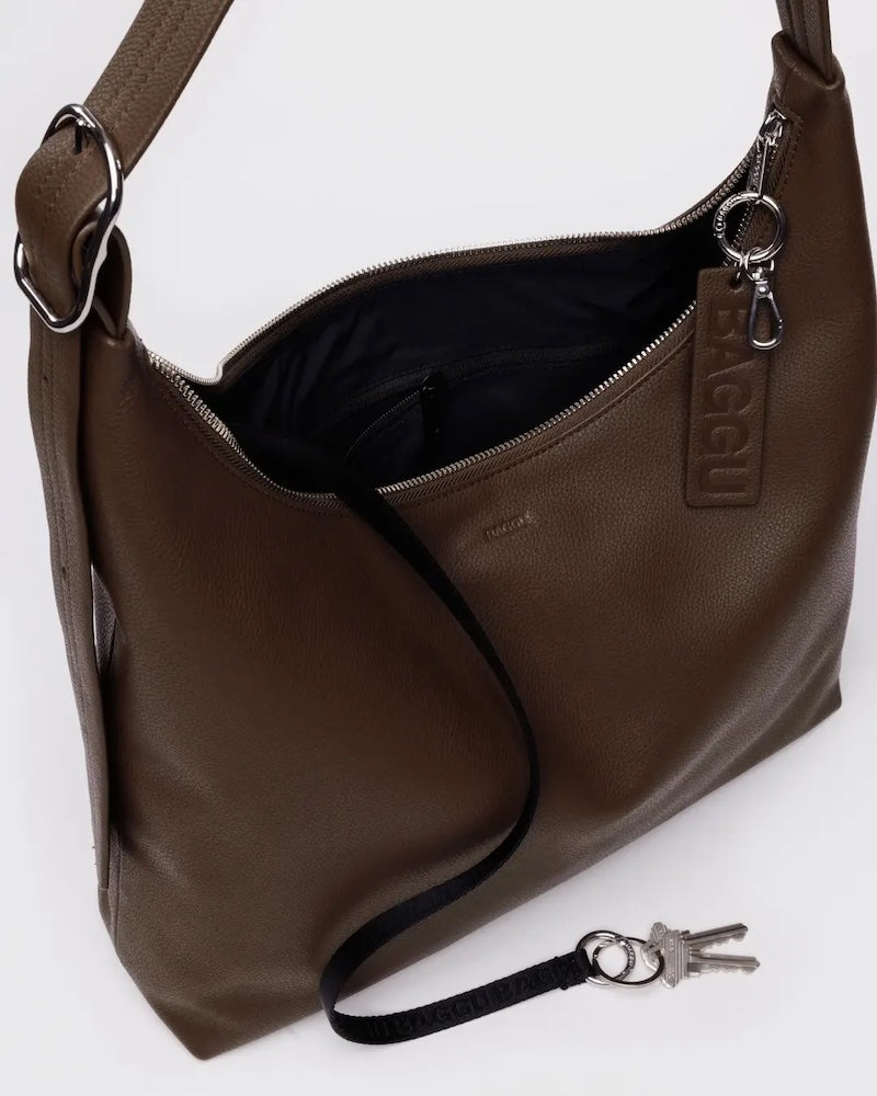 Brown Leather Shoulder Bag from Baggu at Pinch in Northampton, MA