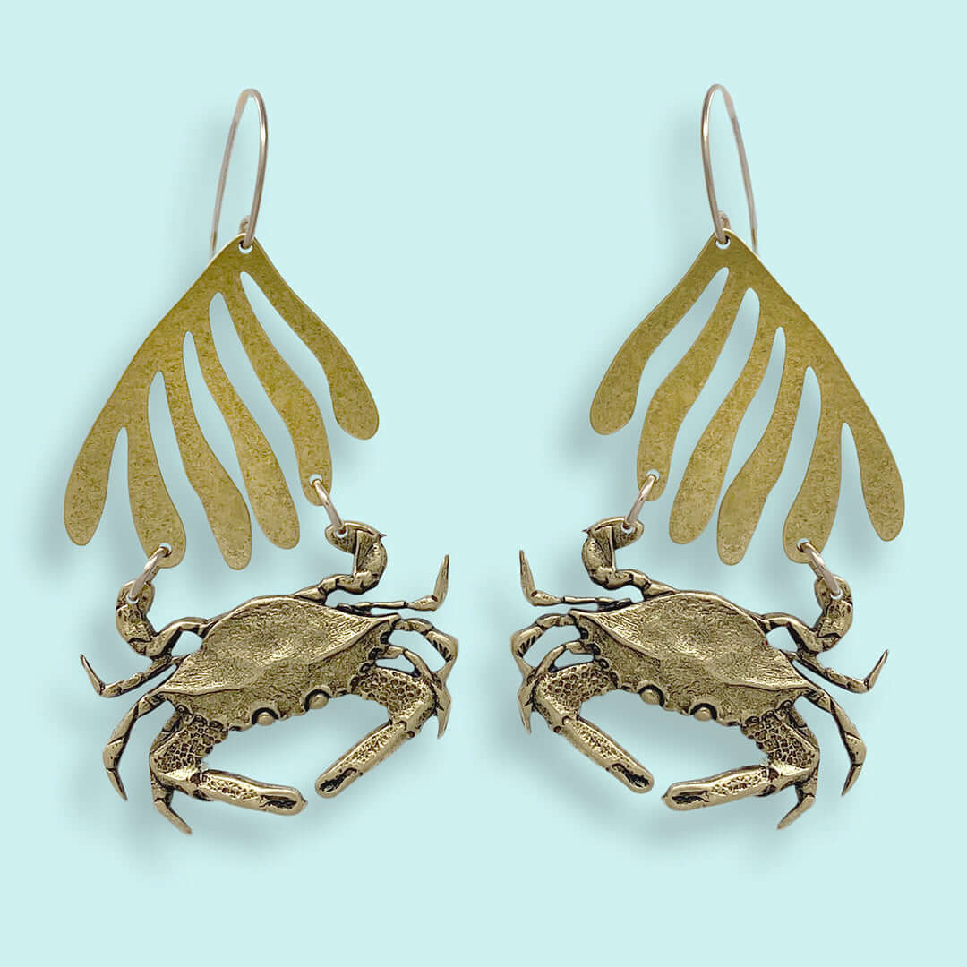 Crab Earrings at PINCH