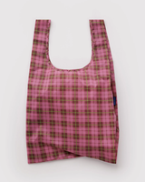 Azalea Pink Tartan Standard Baggu