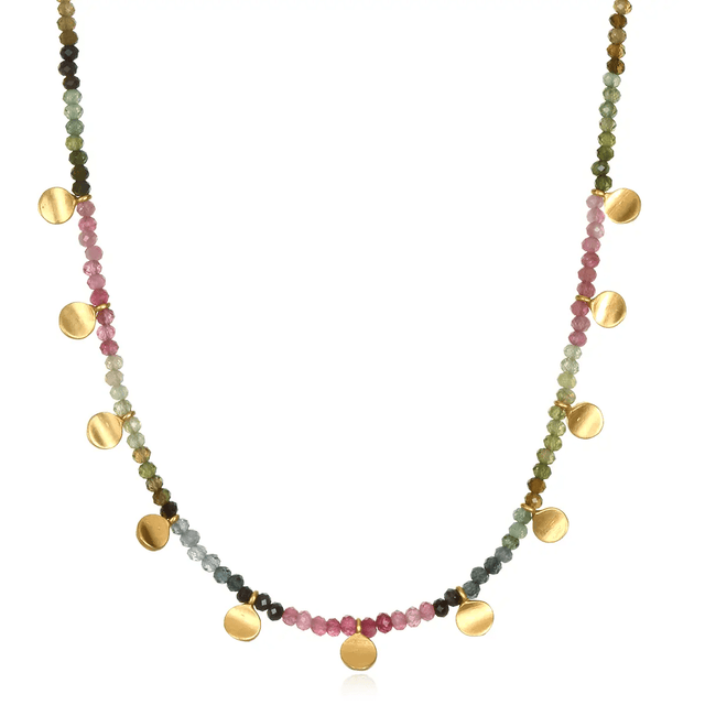 Tourmaline Phases of the Moon Choker from Satya at Pinch in Northampton, MA