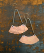 Copper Cavan Earrings from Stelzer Metalworks at Pinch in Northampton, MA