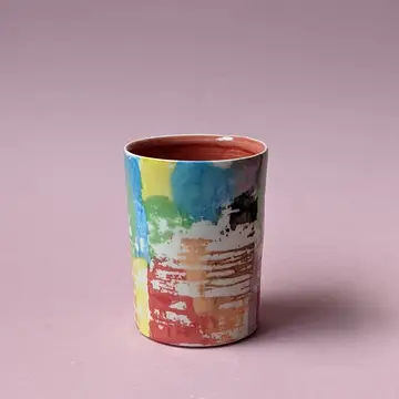 Rainbow Concrete Cocktail Cup