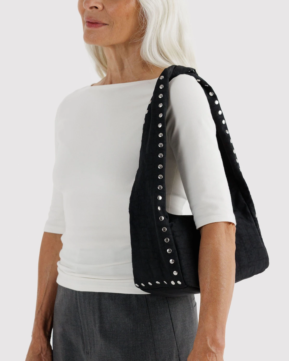Studs Small Nylon Meringue Bag
