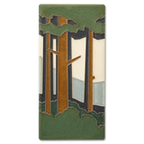 Pine Forest 4x8 Vertical Tile from Motawi Tileworks at Pinch in Northampton, MA