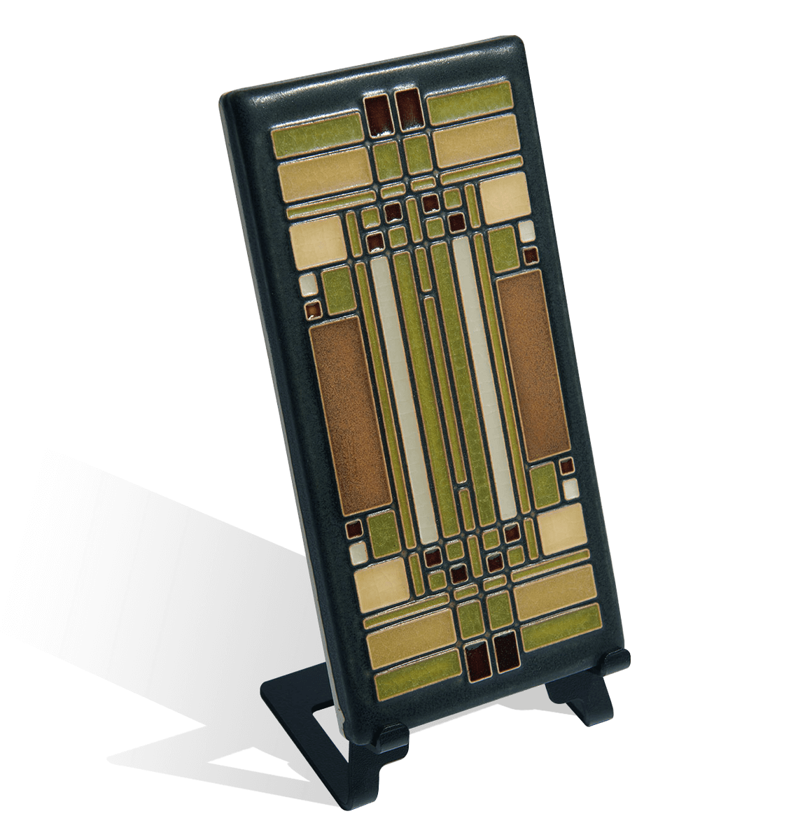 Tile 4x8 Skylight Brown from Motawi Tileworks at Pinch in Northampton, MA