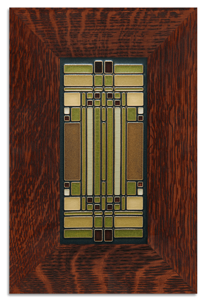 Tile 4x8 Skylight Brown from Motawi Tileworks at Pinch in Northampton, MA