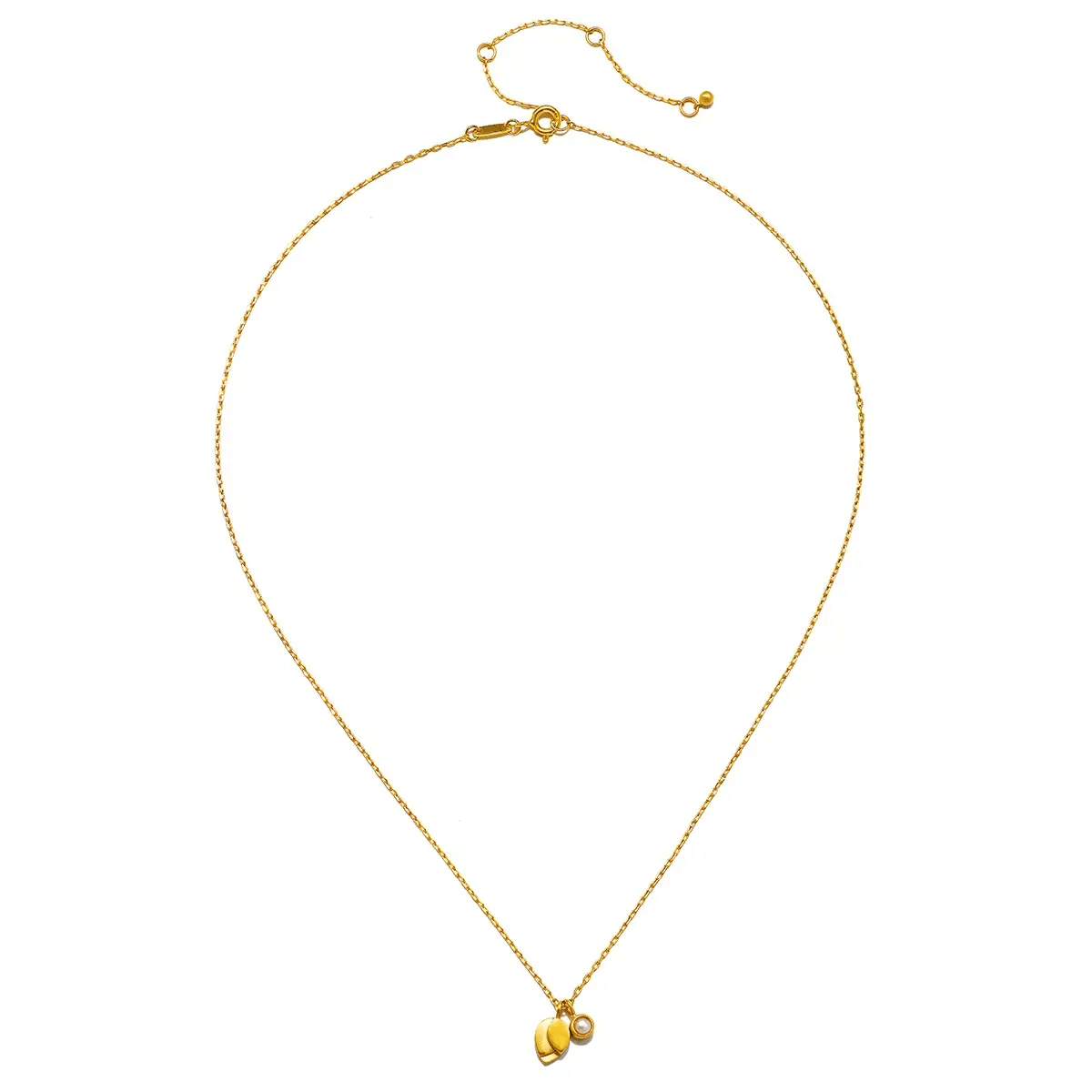 Intentional Beginnings Lotus Pearl Necklace from Satya at Pinch in Northampton, MA