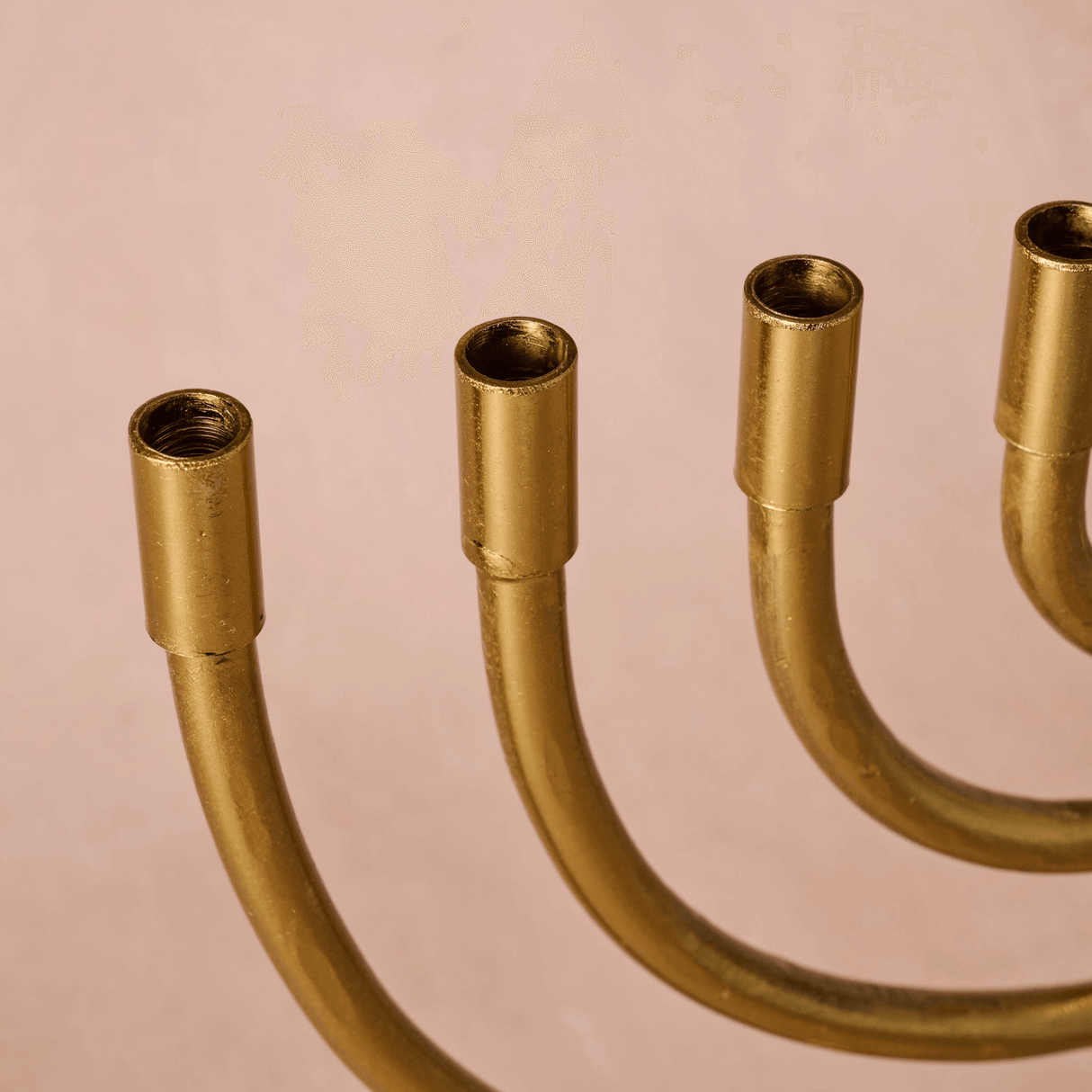 Jyoti Brass Horn Menorah from Ten Thousand Villages at Pinch in Northampton, MA