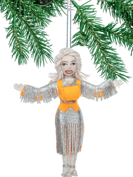 Dolly Parton Ornament from Silk Road Bazaar at Pinch in Northampton, MA