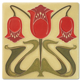 6x6 Coronet in Red Tile