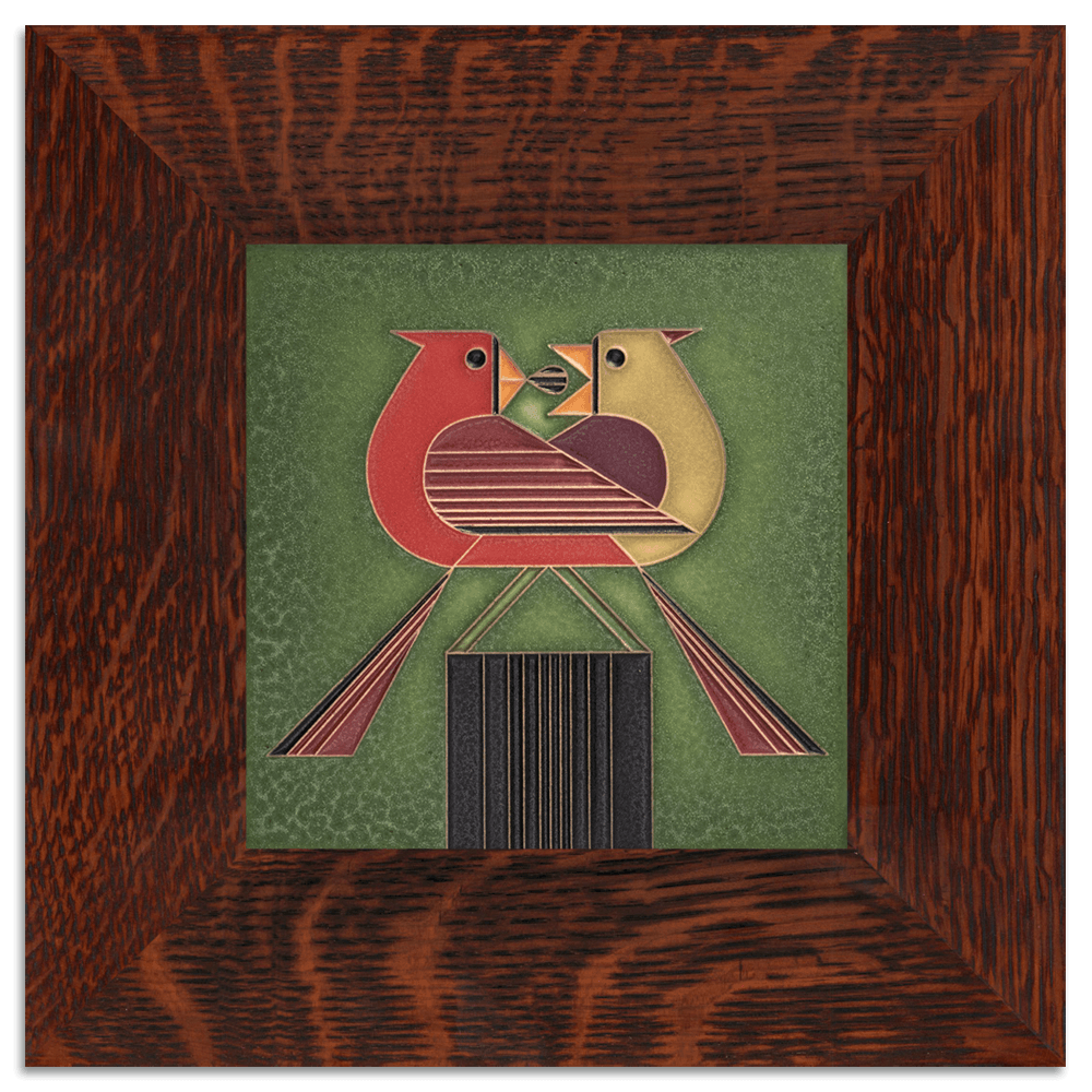 Tile 6x6 Redbird Romance Green at PINCH