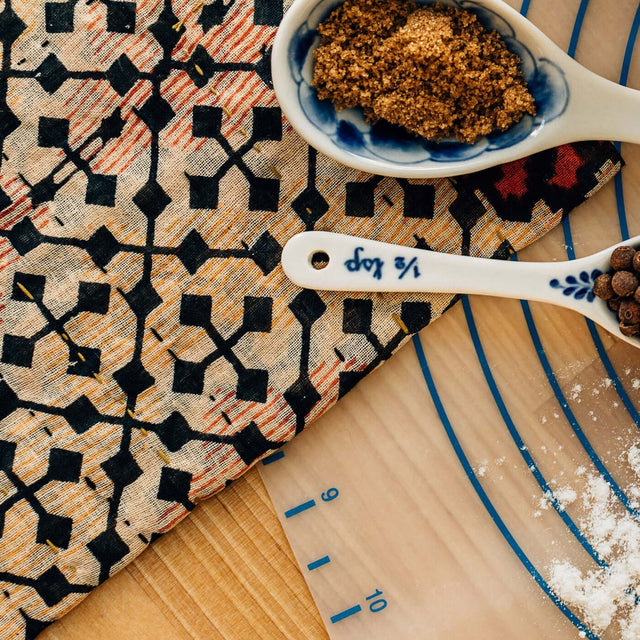 Recyced Sari Napkin from Ten Thousand Villages at Pinch in Northampton, MA