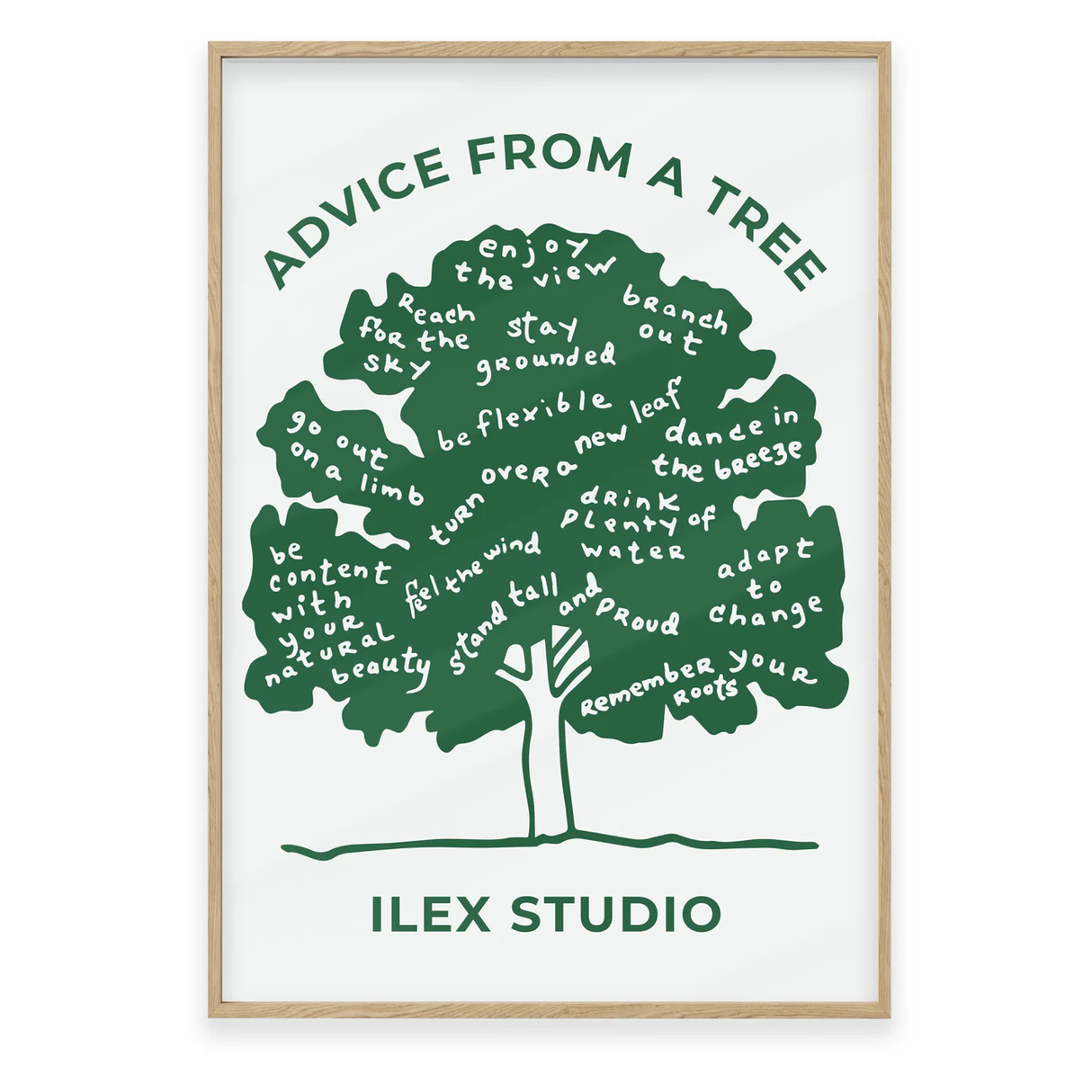 Advice from a Tree Poster 59.5 x 84 cm