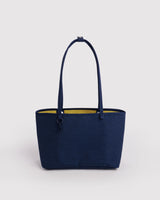 Medium Reversible Tote in Navy Mix