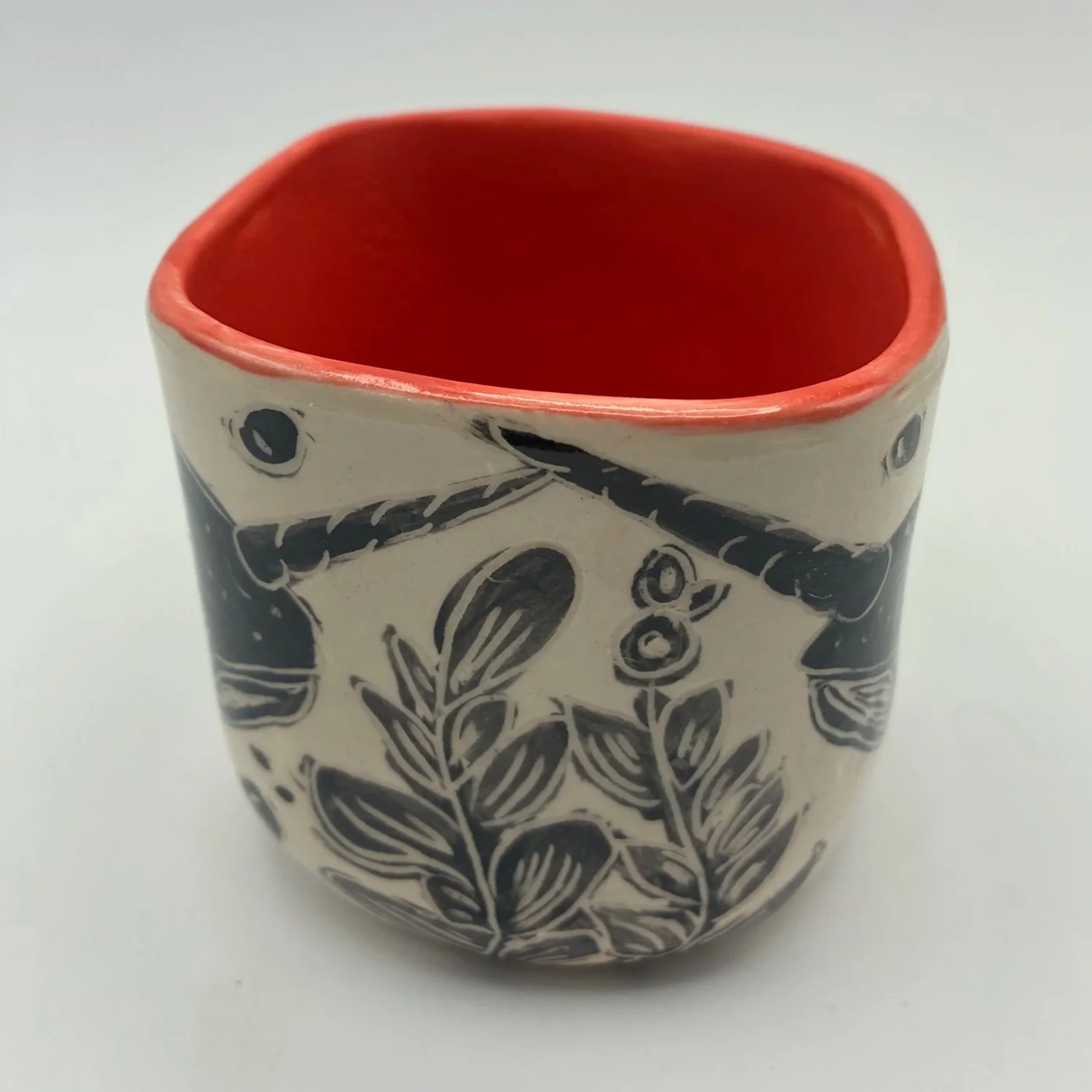 Square Mug "Narwhals of Love"