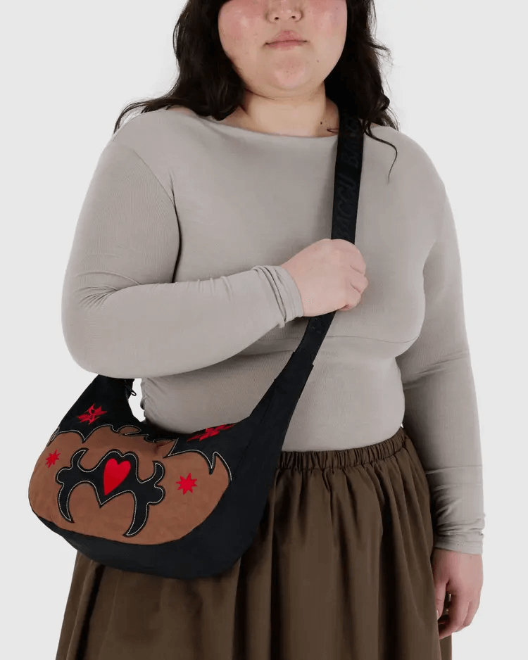 Medium Nylon Crescent Bag in Western Applique from Baggu at Pinch in Northampton, MA