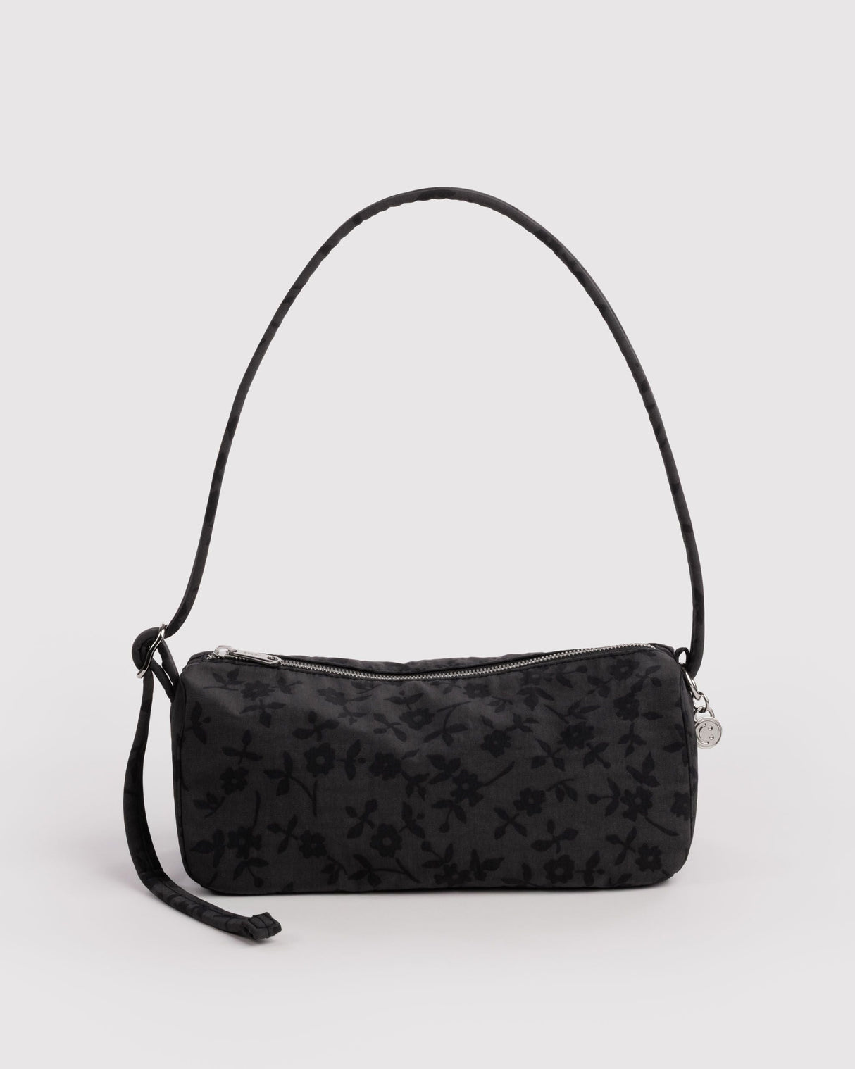 Nylon Loaf Bag in Charcoal Ditsy Floral