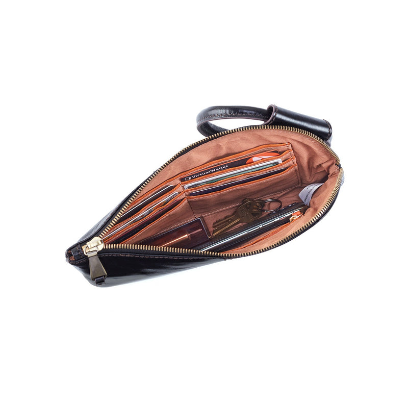 Sable Leather Wristlet at PINCH
