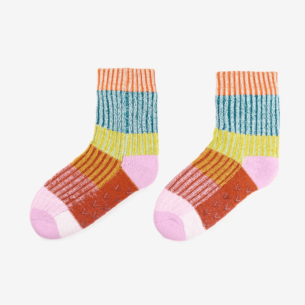 Mosaic House Socks L/XL in Rust Lilac