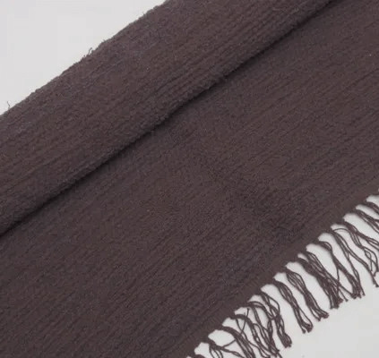 Rui Rug 2.5 x 4.5 in Dark Brown from Natural Habitat at Pinch in Northampton, MA