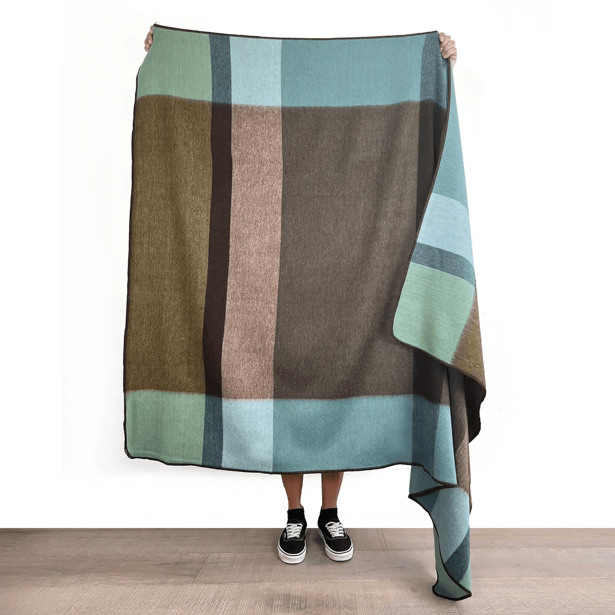 Alpaca Throw in Mosswood at PINCH