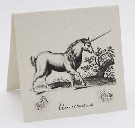 Unicorn Earring in Sterling Silver at PINCH