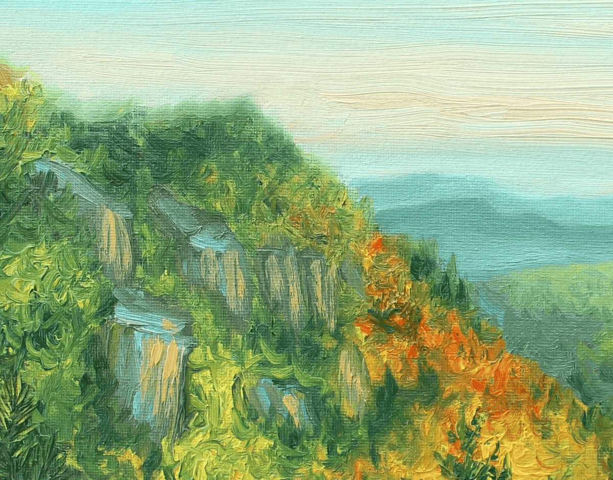 View from Mount Tom, MA 11x14 Print at PINCH