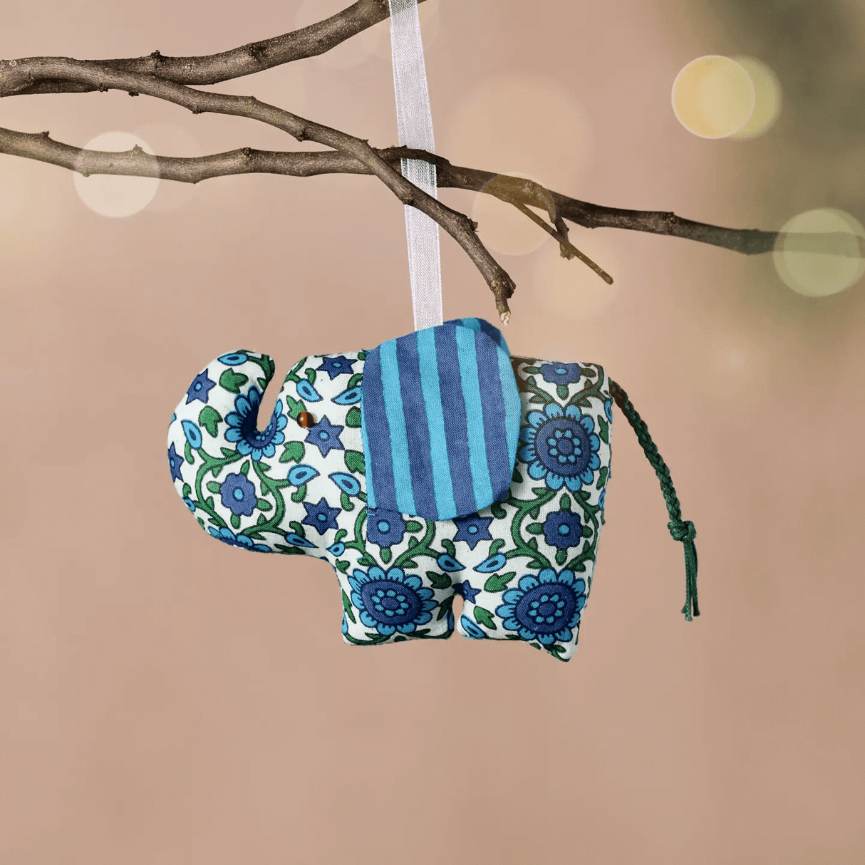 Ammu Elephant Ornament from Ten Thousand Villages at Pinch in Northampton, MA