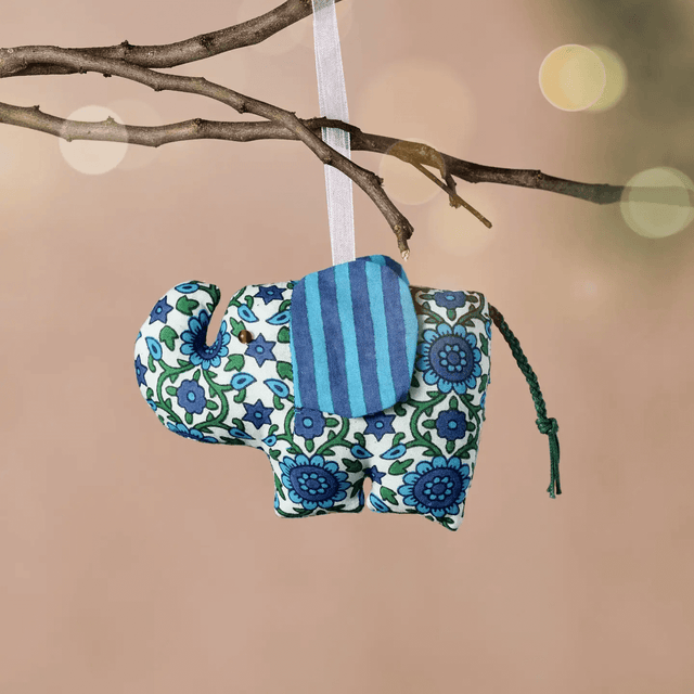 Ammu Elephant Ornament from Ten Thousand Villages at Pinch in Northampton, MA