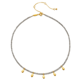 Labradorite Petal Necklace from Satya at Pinch in Northampton, MA