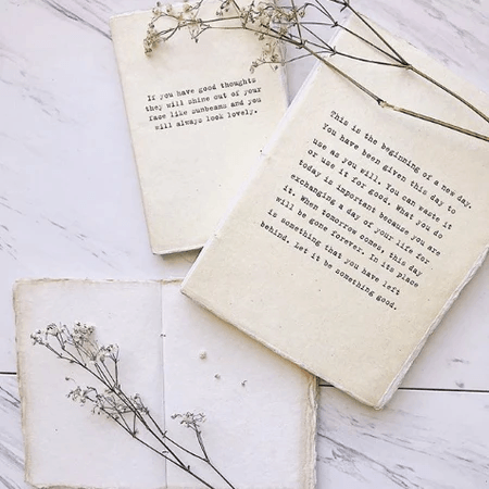 Large Deckled Edge Velveteen Rabbit Notebook at PINCH