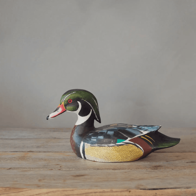 Wood Decoy-Style Duck 9.5" from Aviologie at Pinch in Northampton, MA