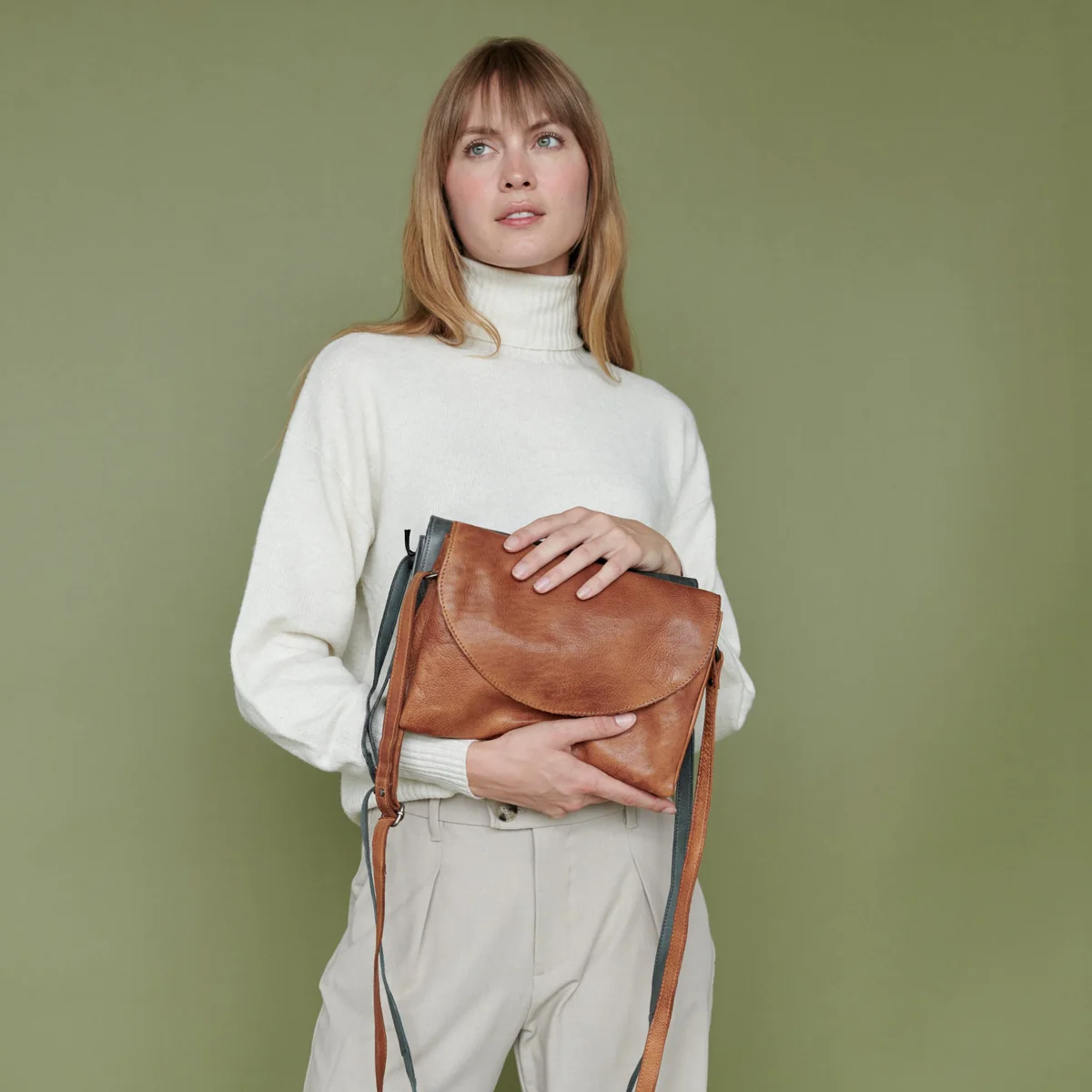 Genuine Leather Marcus Crossbody Moss Women s Latico Leathers