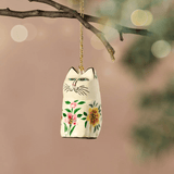 Junipar Paper Mache Cat Ornament from Ten Thousand Villages at Pinch in Northampton, MA