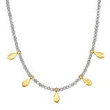 Inspired Beginnings Labradorite Petal Necklace