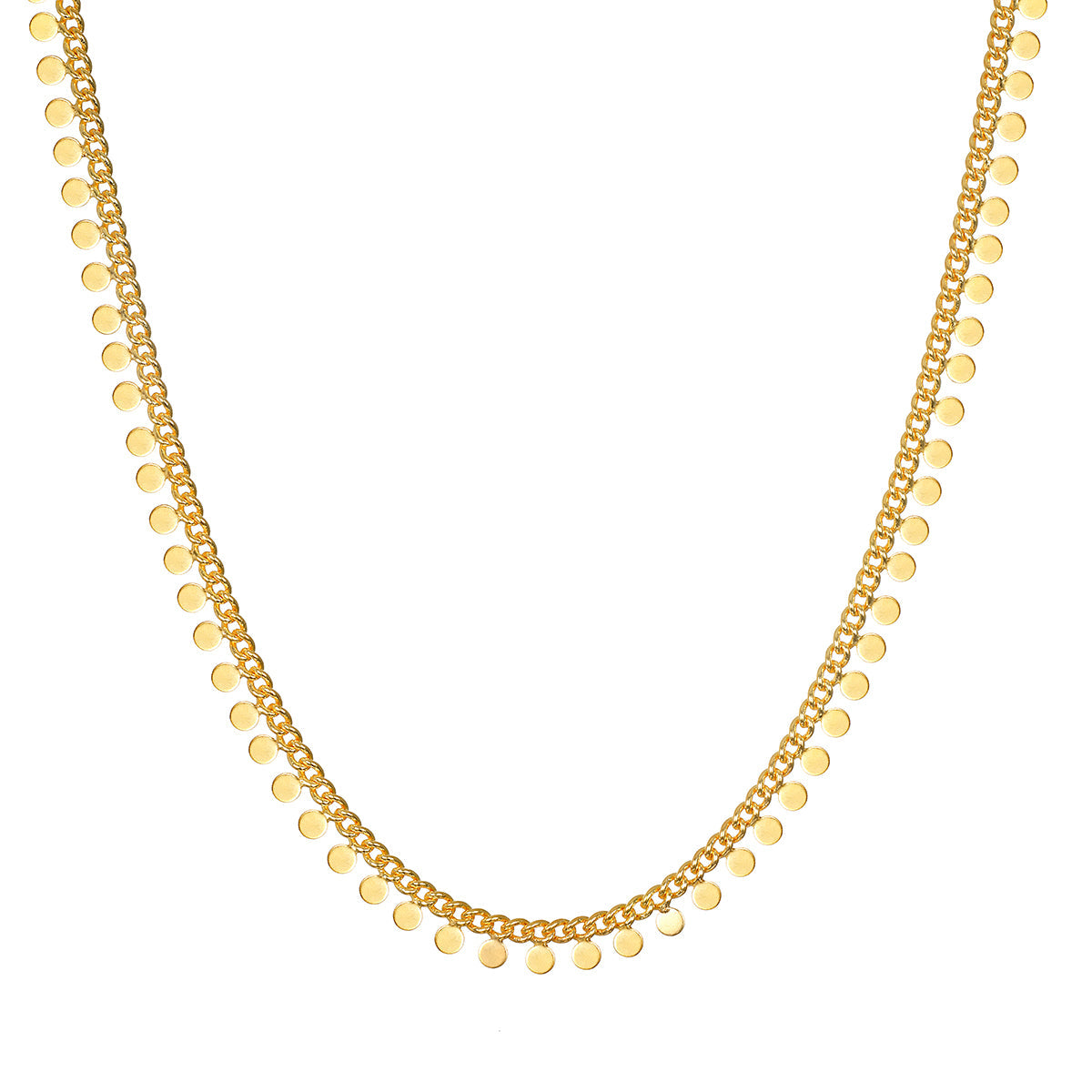 Shine a Light Coin Chain 16" Necklace